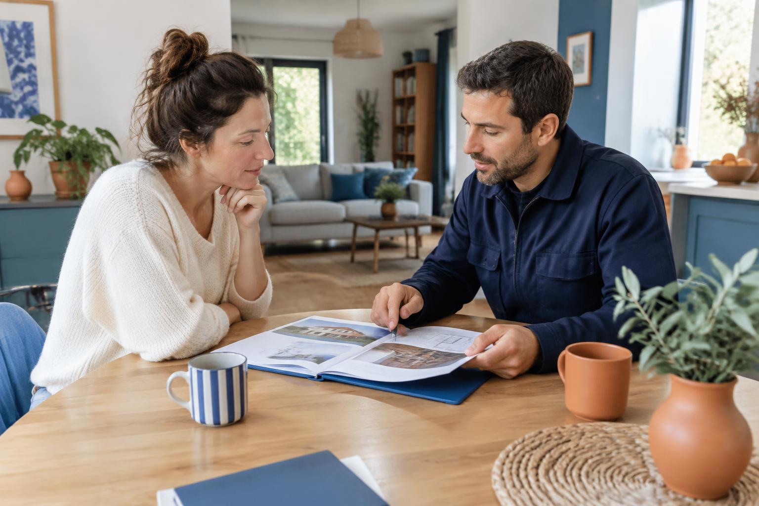 Échange autour d’un projet de rénovation énergétique